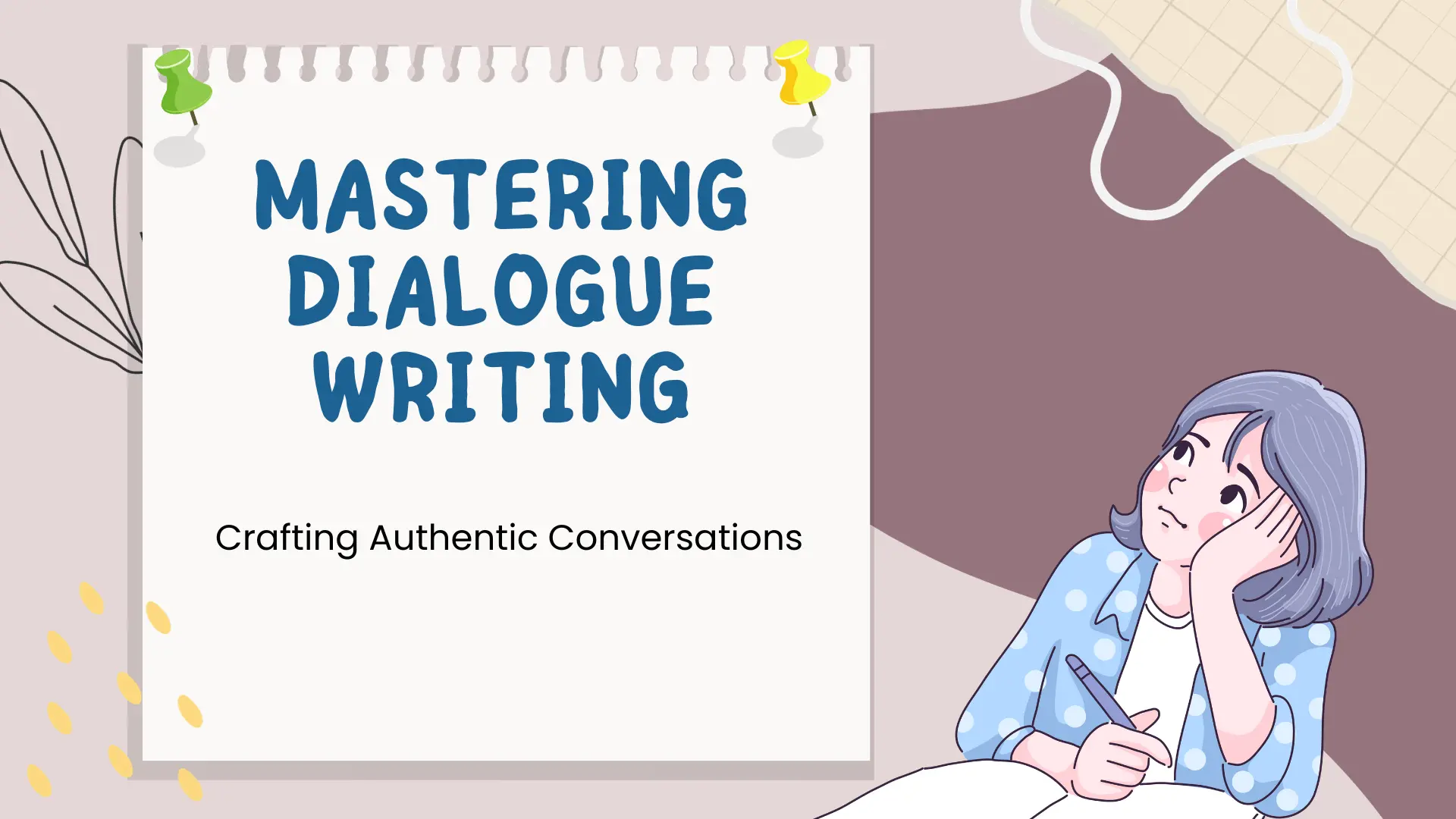 Crafting Authentic Conversations: Mastering Dialogue Writing